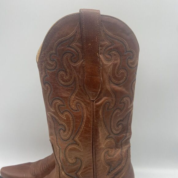Cavenders Cowboy Womens 6 B Midcalf Embroidered Rodeo Boots Western - Picture 6 of 12